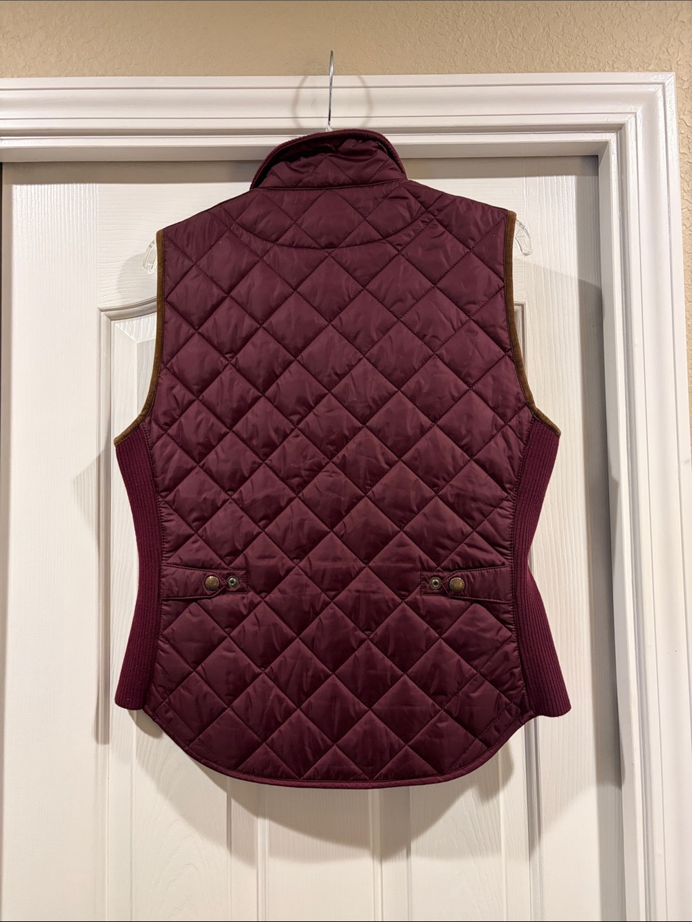 Ralph Lauren polo Quilted Crest Jacket in Burgundy new size M - Picture 4 of 8